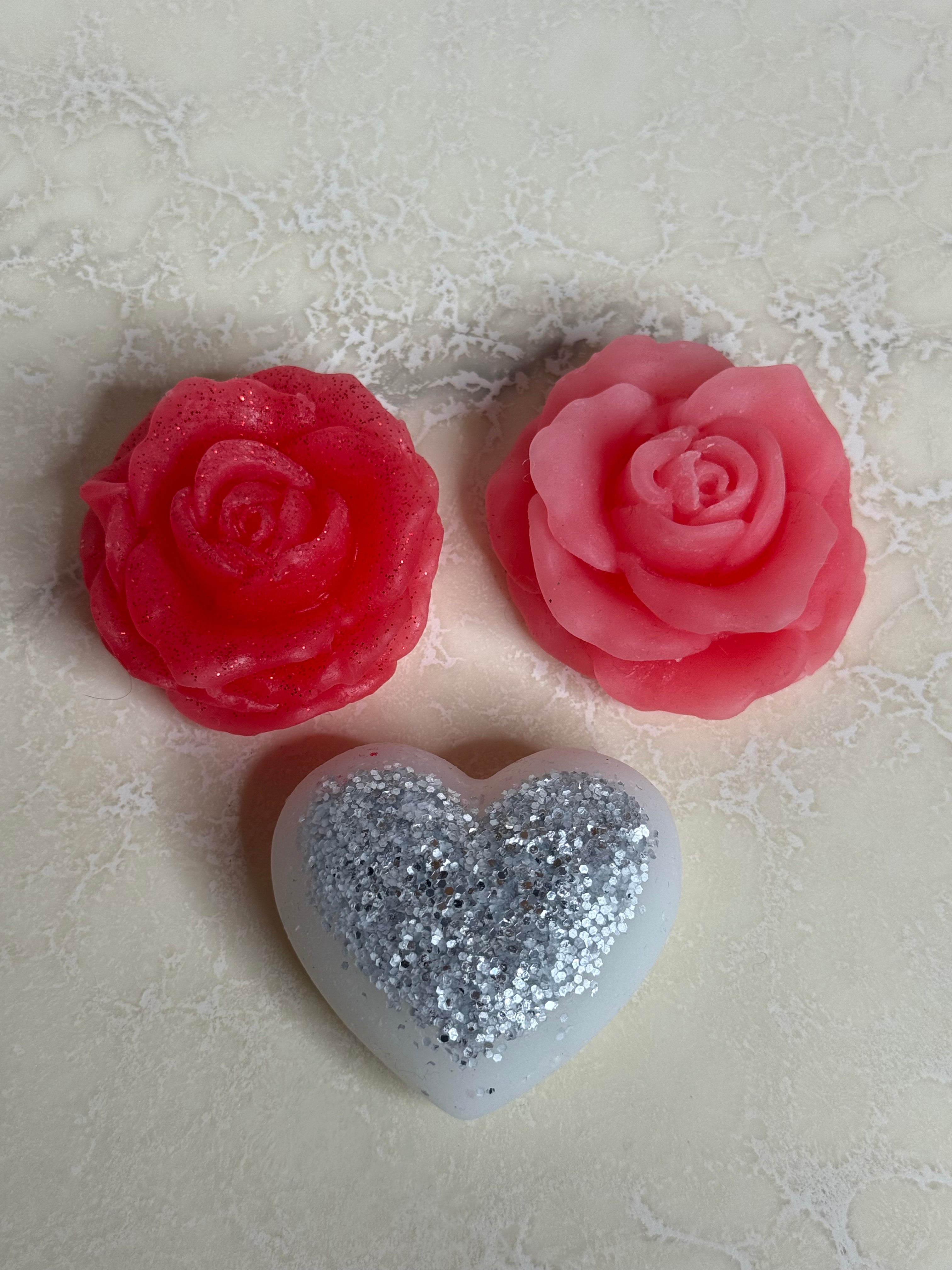 Rose & Heart Taba Squishy Set – Sensory & Fidget Toy