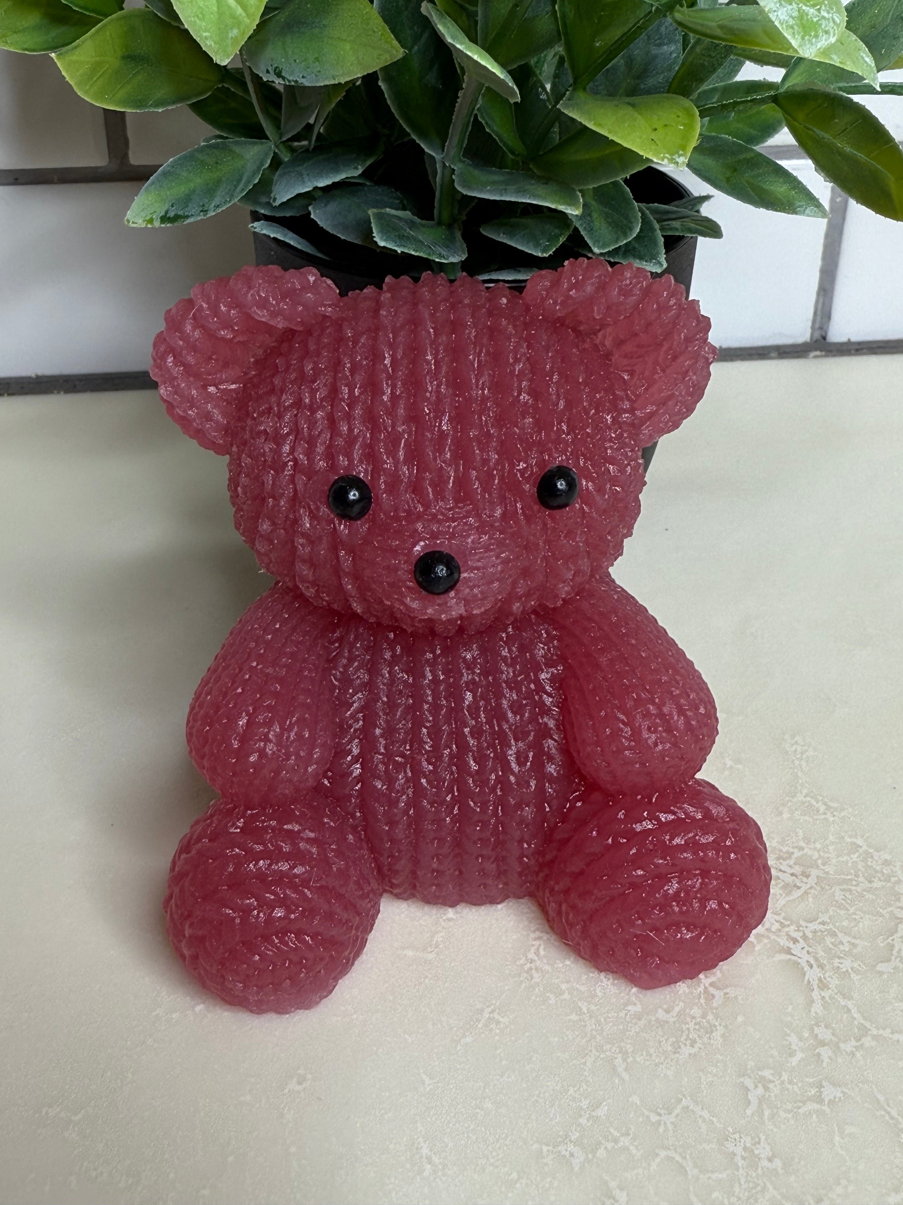 Crocheted Look Taba Squishy Teddy Bear