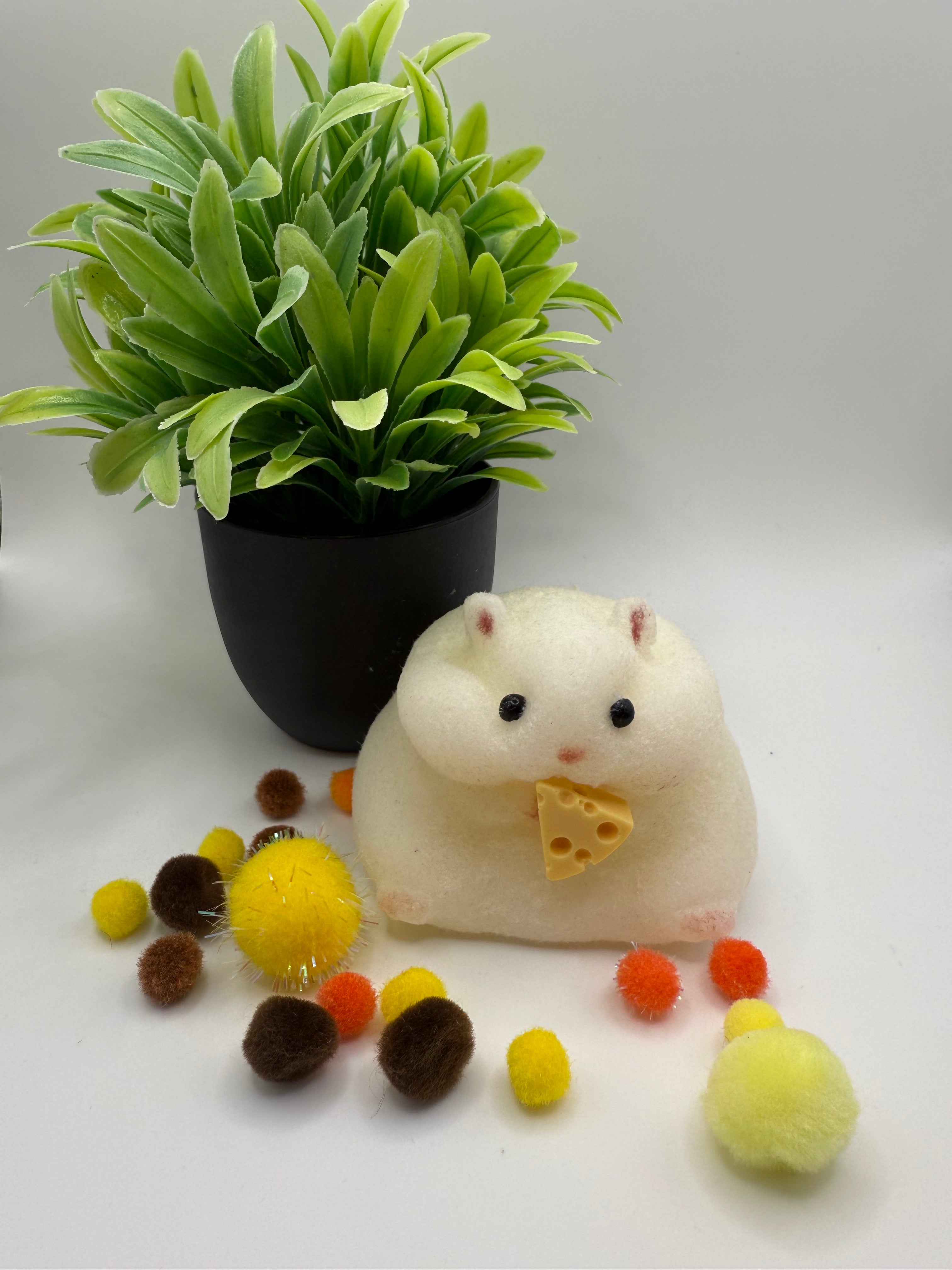 Hamster Taba Squishy – Handmade Silicone Sensory Toy