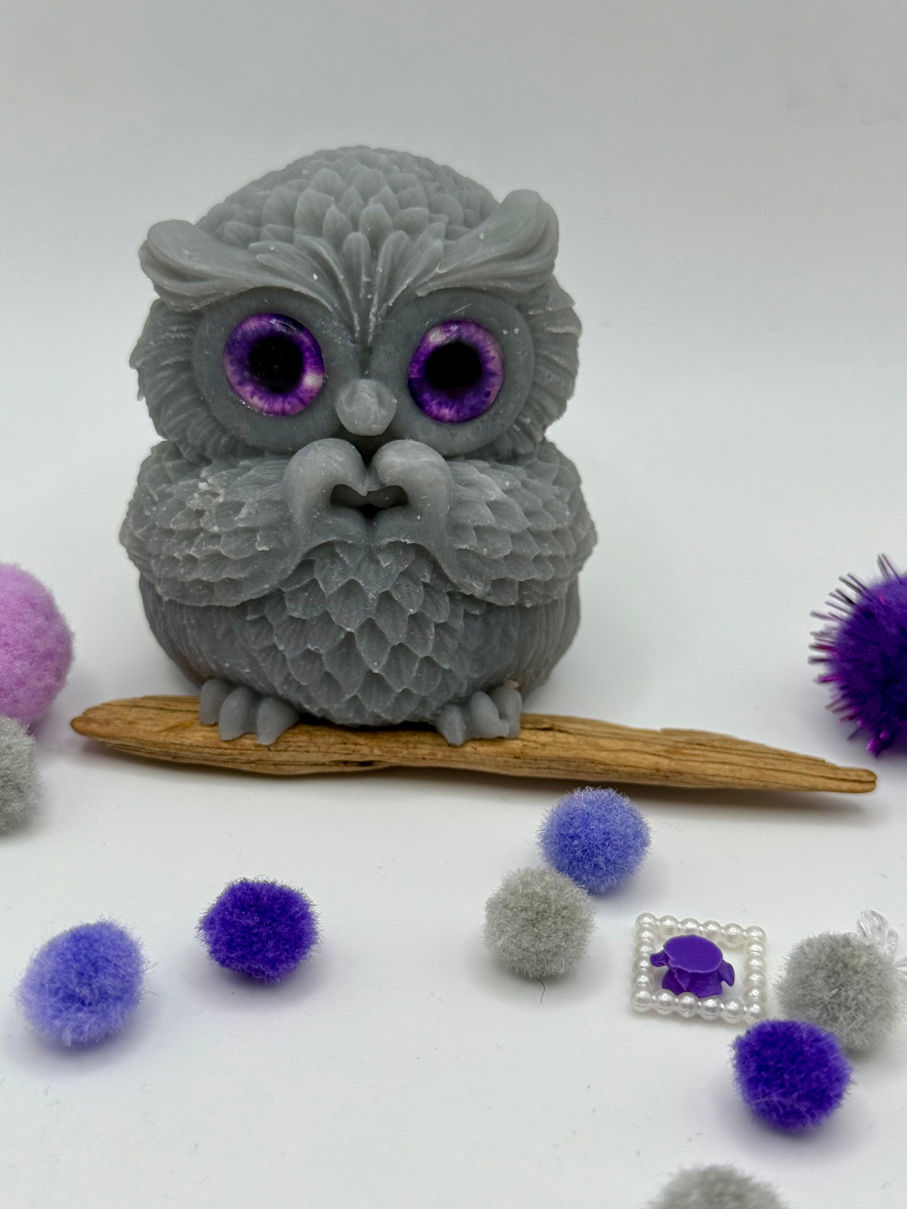 Handmade Owl Squishy | Flexible Silicone Stress Relief Toy