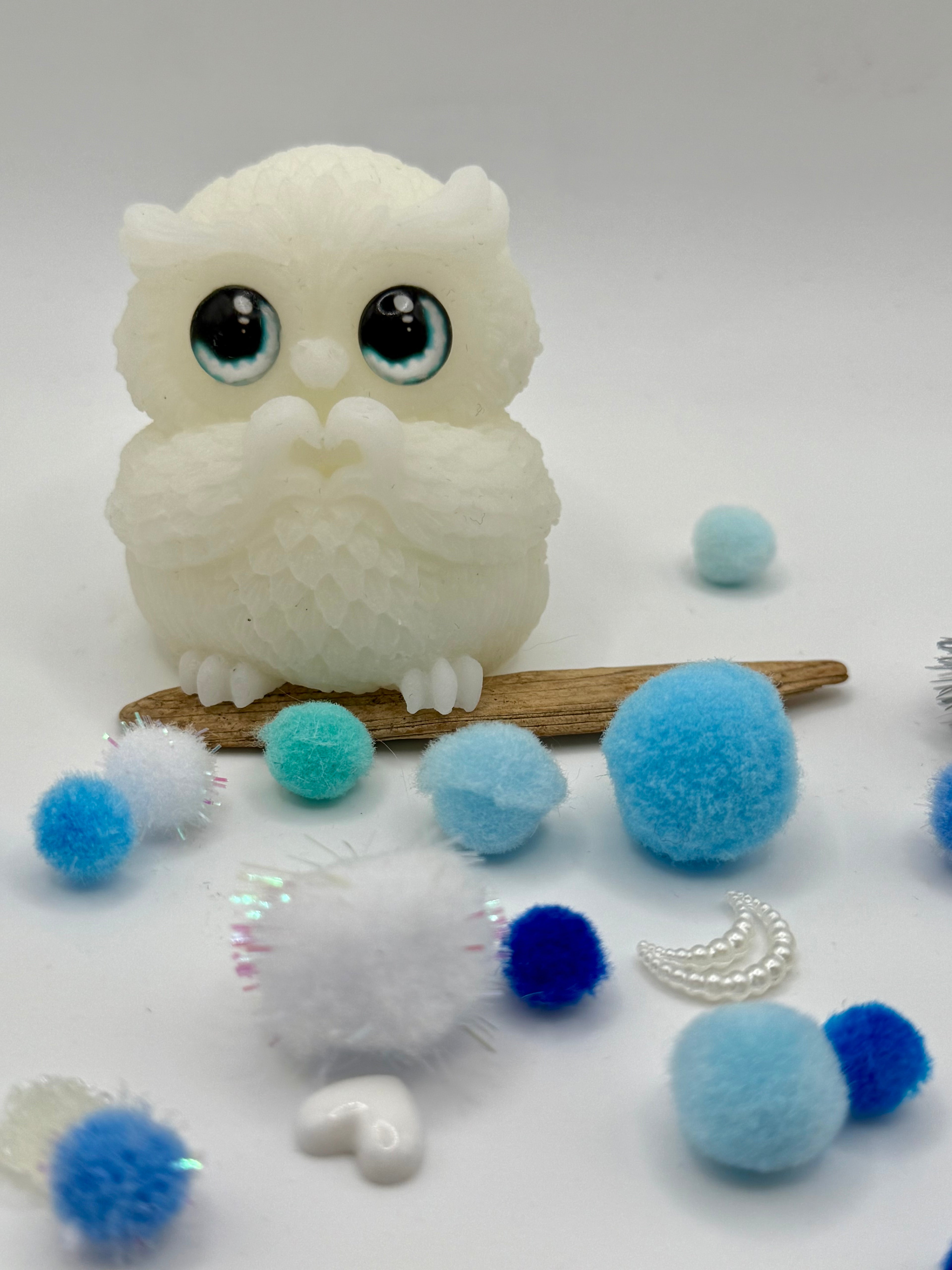 Handmade Owl Squishy | Flexible Silicone Stress Relief Toy