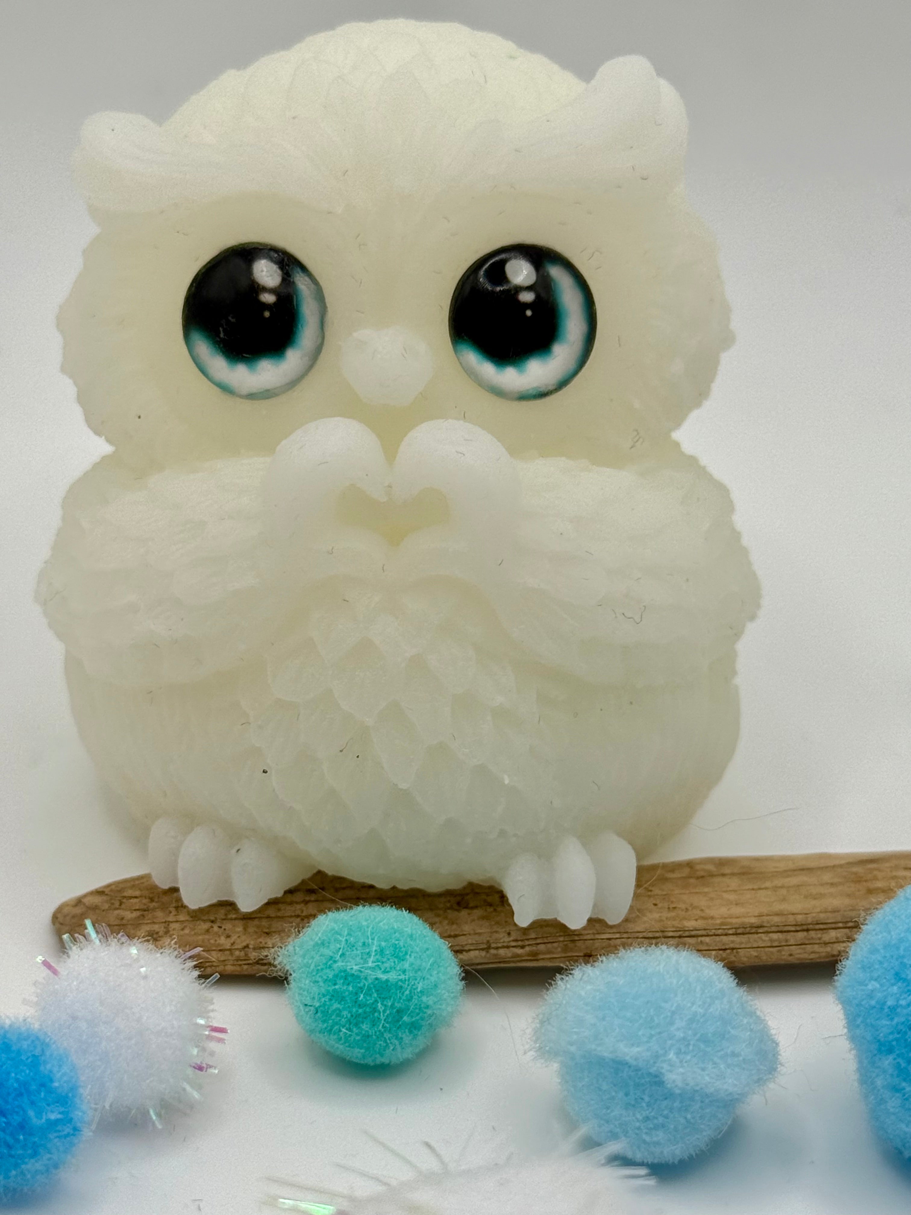 Handmade Owl Squishy | Flexible Silicone Stress Relief Toy