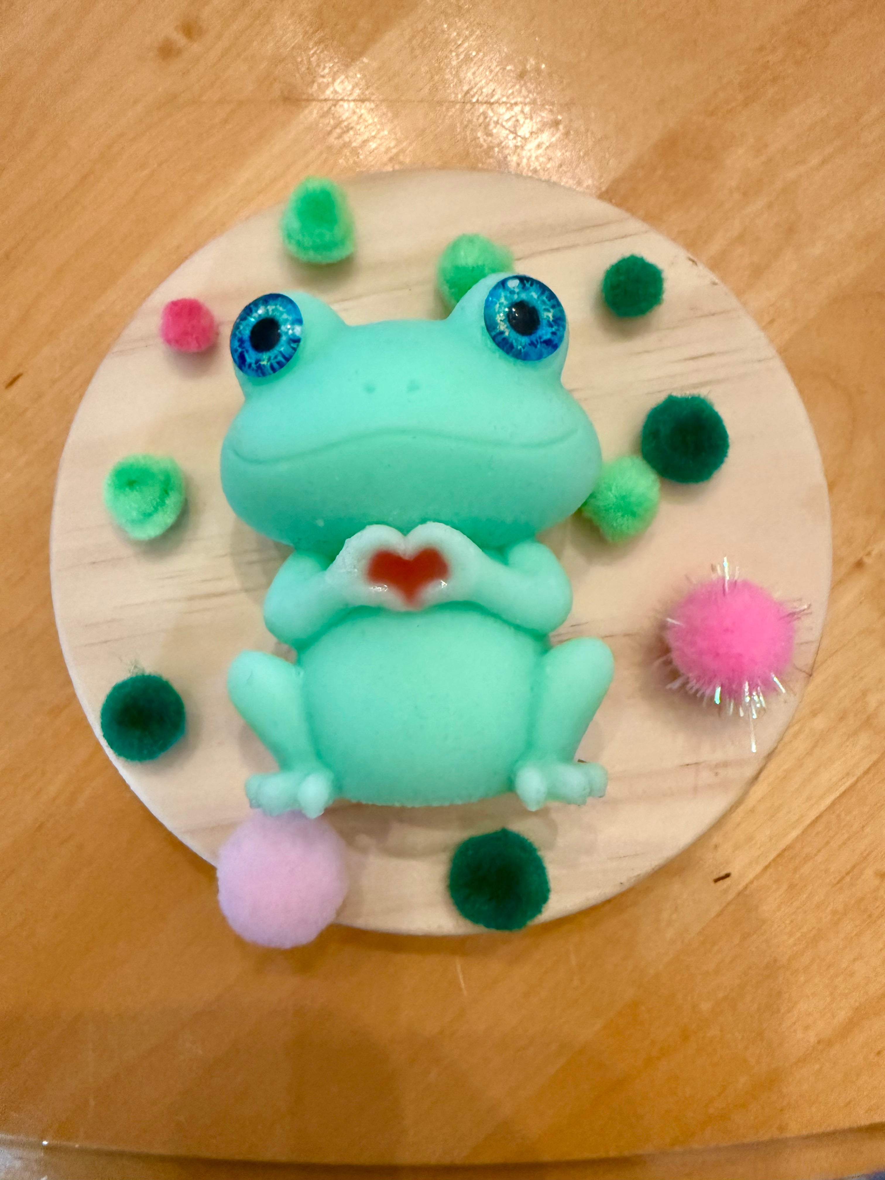 Frog Squishy: Fidget Toy | Stress & Anxiety Relief | Sensory Toy | Kawaii Frog Gift