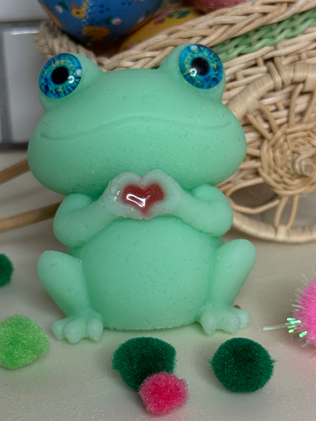 Frog Squishy: Fidget Toy | Stress & Anxiety Relief | Sensory Toy | Kawaii Frog Gift