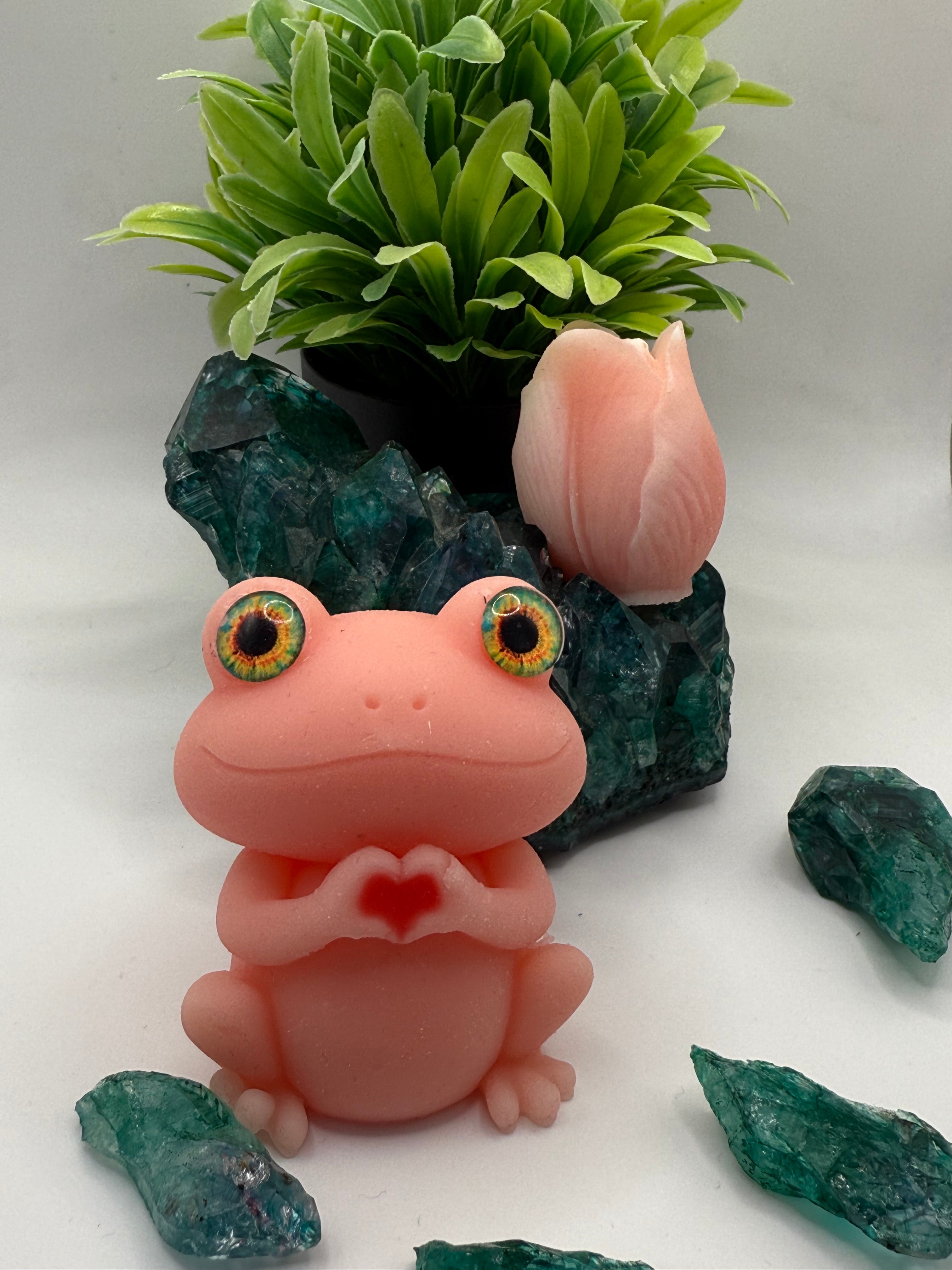 Frog Squishy: Fidget Toy | Stress & Anxiety Relief | Sensory Toy | Kawaii Frog Gift