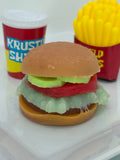 Hamburger Taba Squishy | Pull Apart Burger