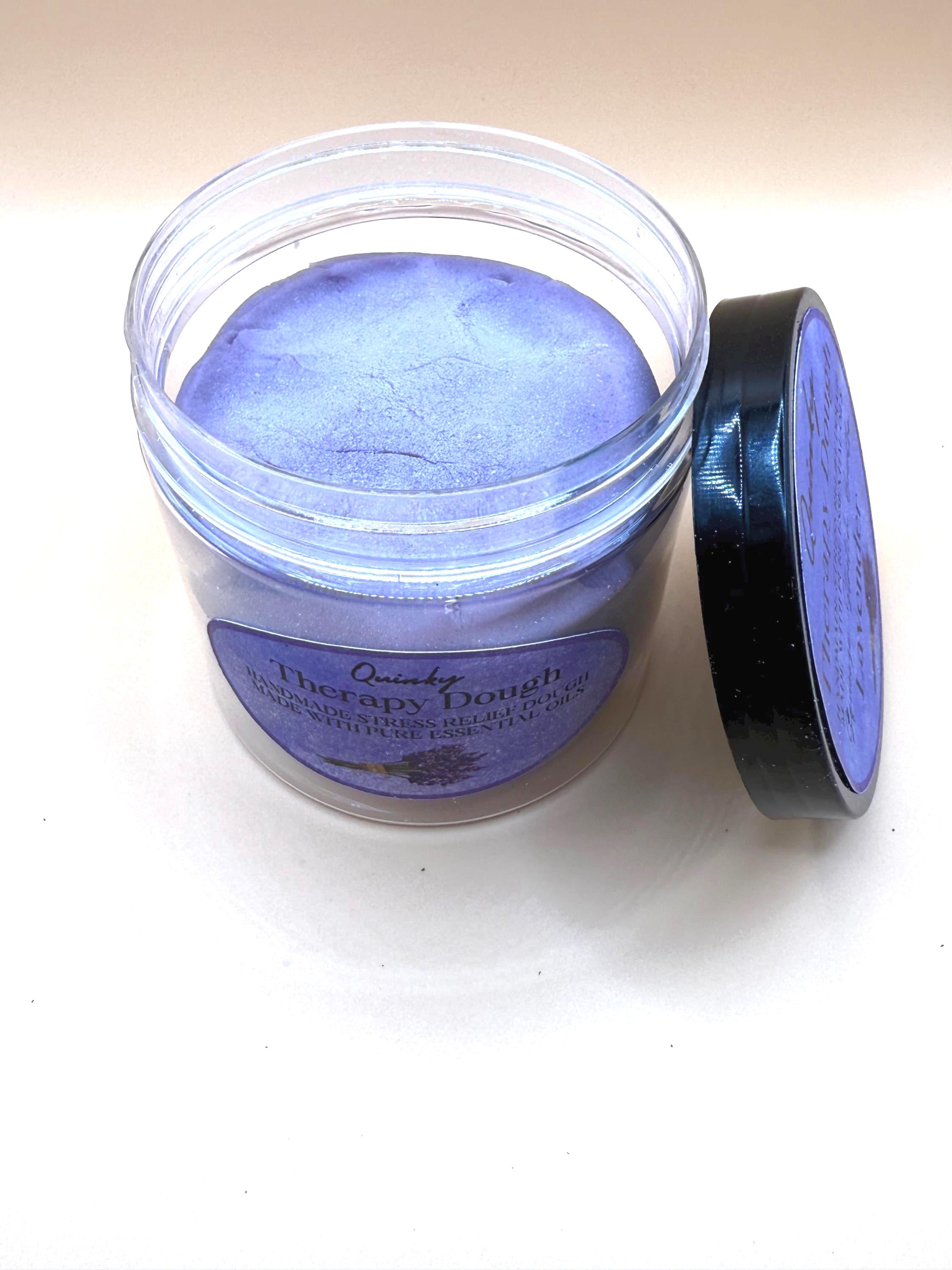 Therapy Dough for Anxiety Relief | Lavender Aromatherapy Sensory | Stress Relief Gift
