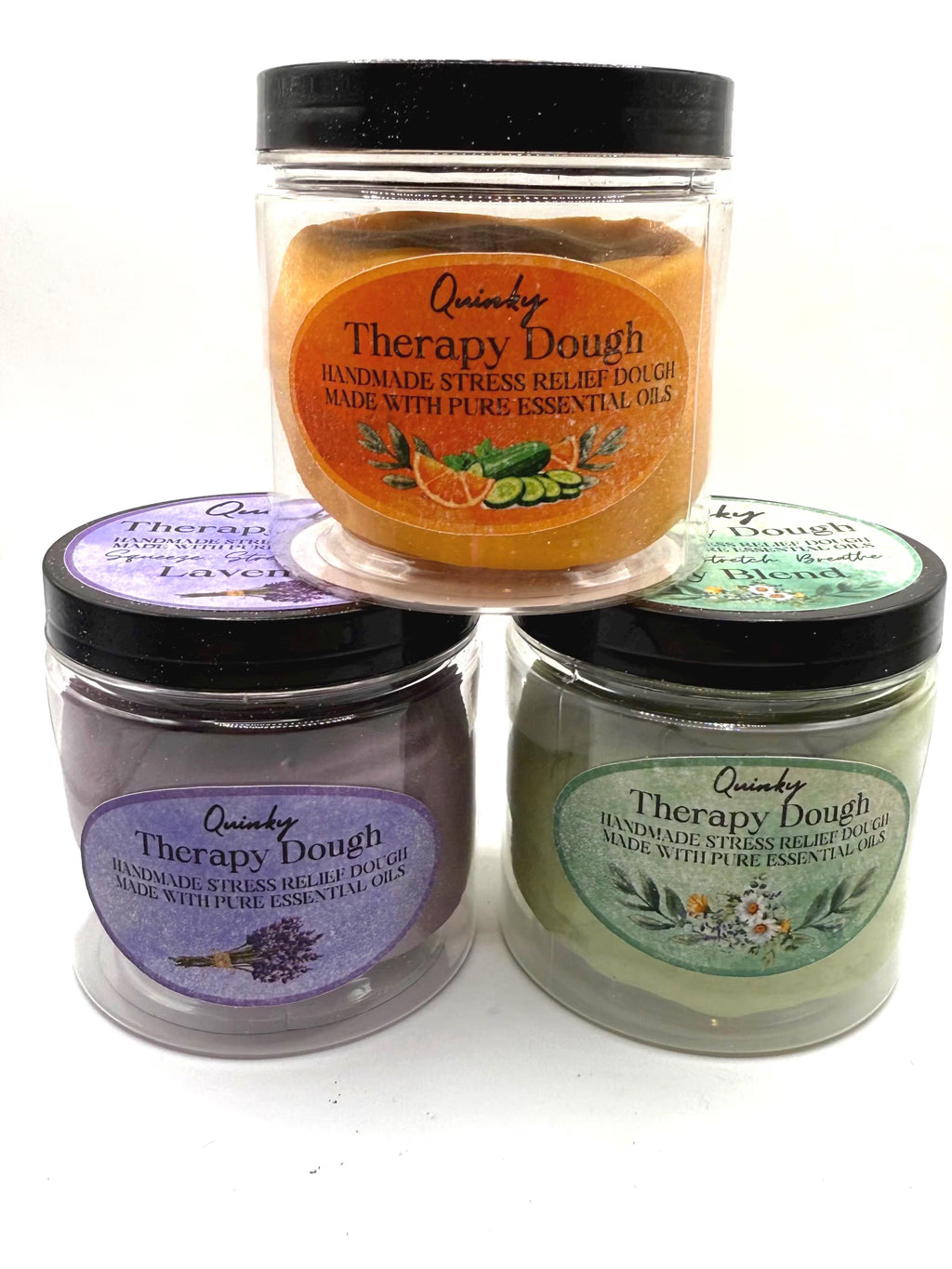 Therapy Dough for Anxiety Relief | Lavender Aromatherapy Sensory | Stress Relief Gift