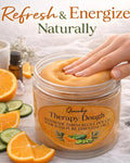 Therapy Dough for Anxiety Relief | Cucumber Orange Essential Oils Aromatherapy Sensory | Stress Relief Gift